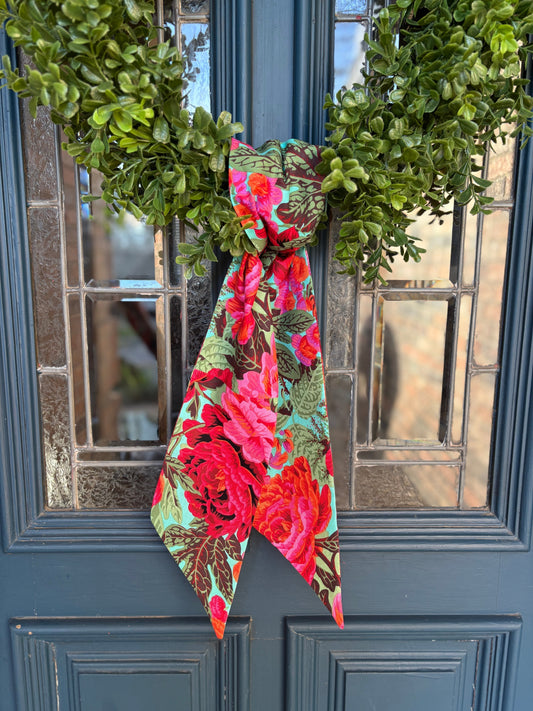 Sew Your Own Wreath Sash For Instant Front Door Curb Appeal